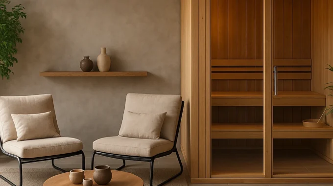 Jak stworzyć strefę relaksu przy saunie: pomysły na aranżację?