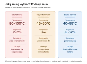 porównanie rodzajów saun - Sauna Sedo